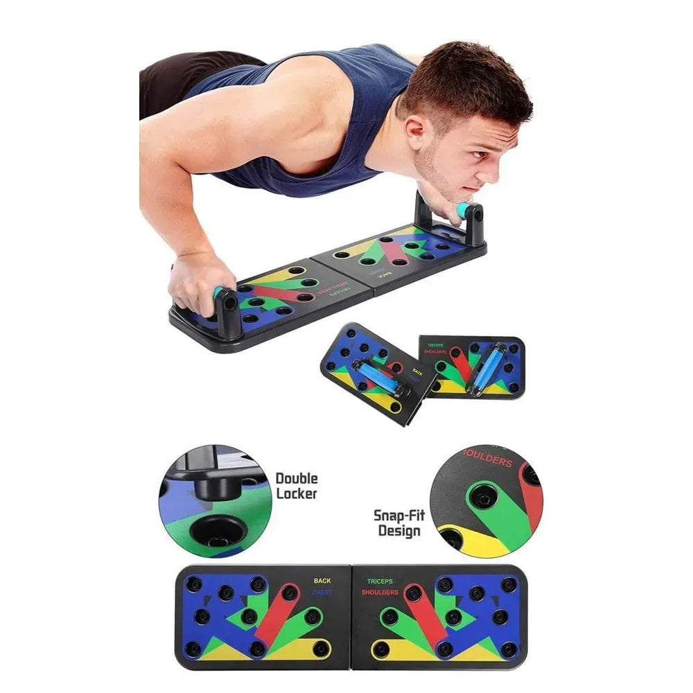 Tabla Push-Up Plegable – Pecho, Hombros y Tríceps
