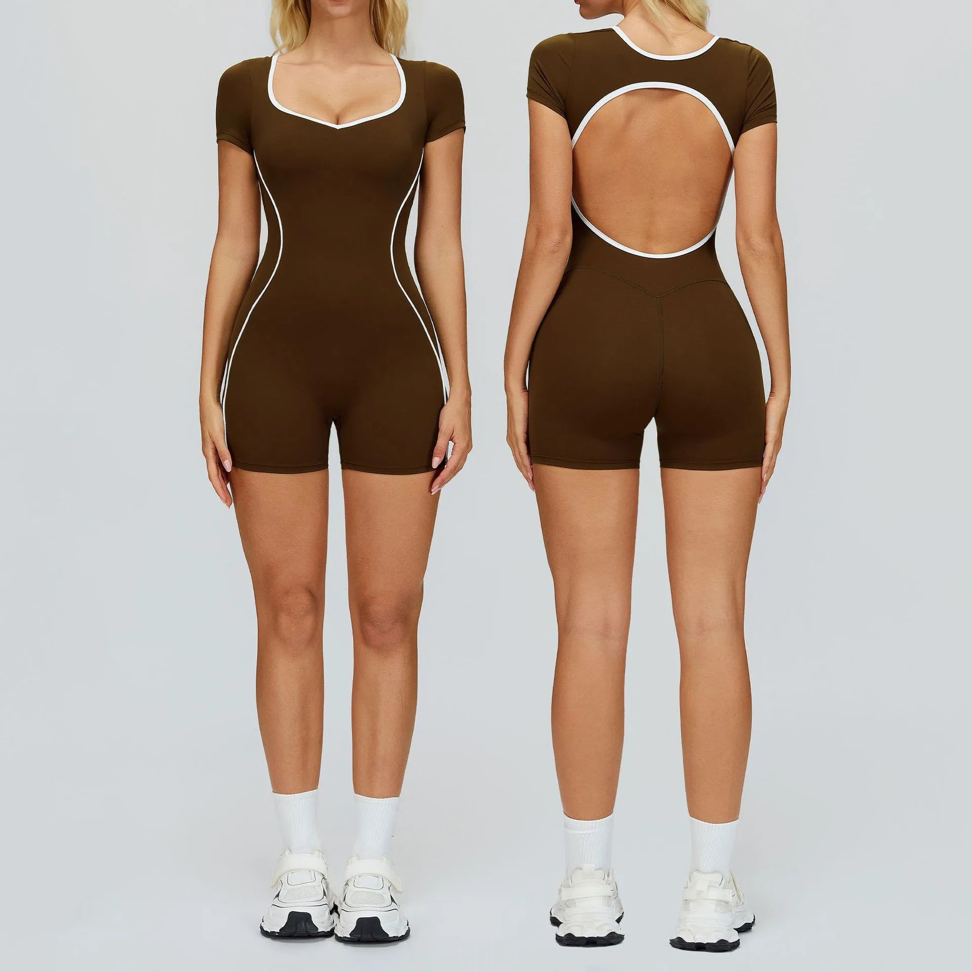 Jumpsuit Espalda Descubierta Push Up