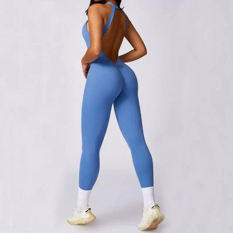 Jumpsuit Deportivo Sin Mangas Halter