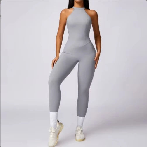 Jumpsuit Deportivo Sin Mangas Halter