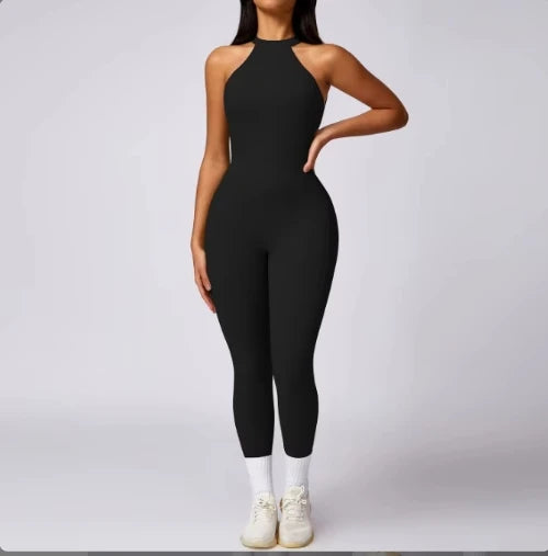 Jumpsuit Deportivo Sin Mangas Halter