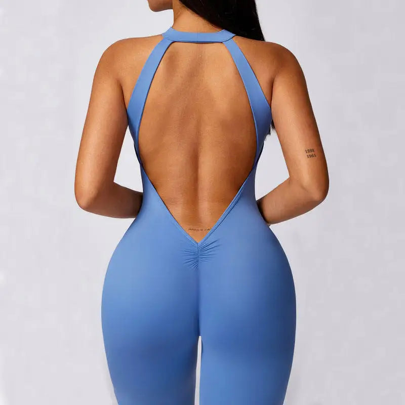 Jumpsuit Deportivo Sin Mangas Halter
