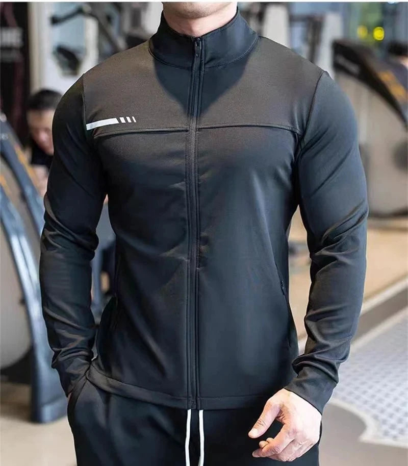 Chaqueta Deportiva con Cremallera – Running y Gym