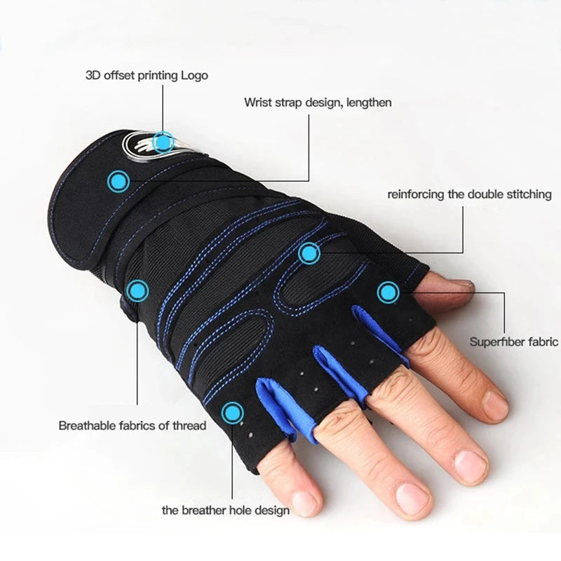 Guantes Fitness con Muñequera