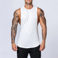 Camiseta Sin Mangas de Algodón para Hombre – Gym y Fitness