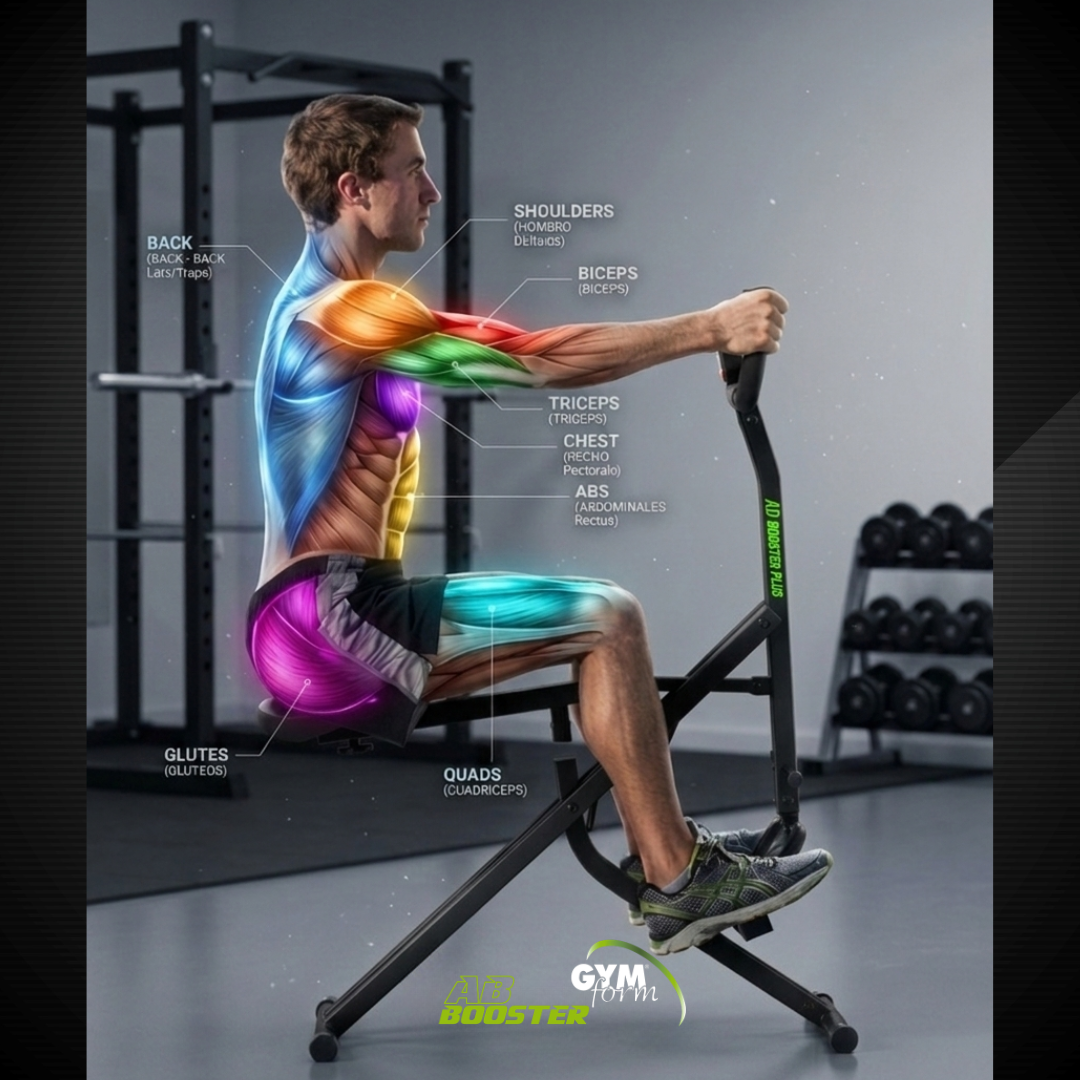 Ab Booster Plus – Máquina Multifuncional Plegable