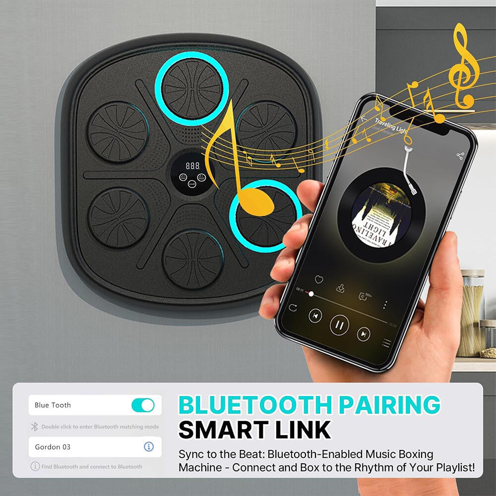 Máquina de Boxeo Musical con Bluetooth