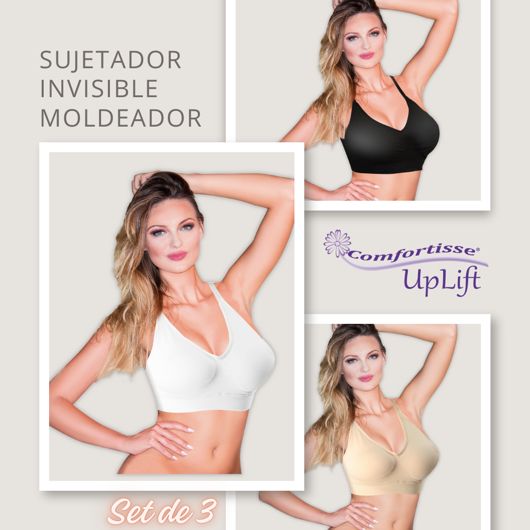Set 3 Sujetadores Sin Costuras Uplift