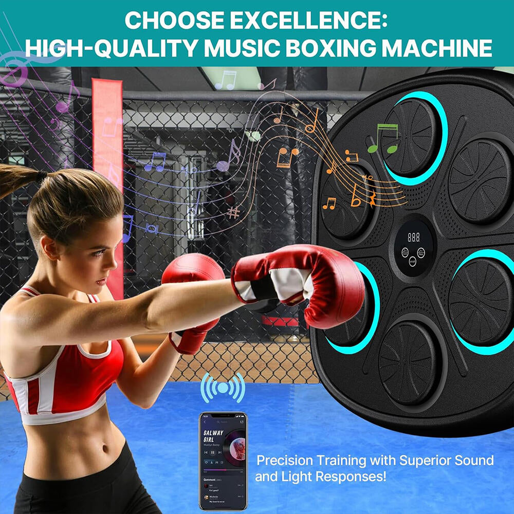 Máquina de Boxeo Musical con Bluetooth