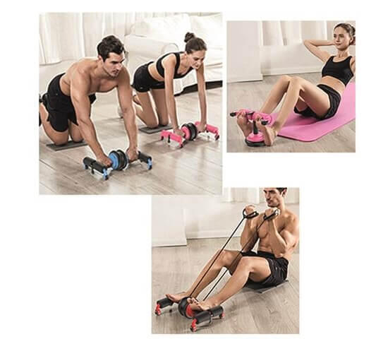 Set Rodillos Abdominales